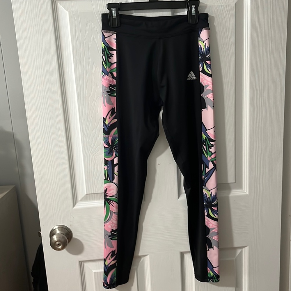 Adidas Print Leggings Barley Worn